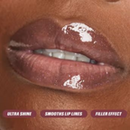 Huda Beauty Icy Nude Faux Filler Lip Gloss - She Flirty | Grocsy