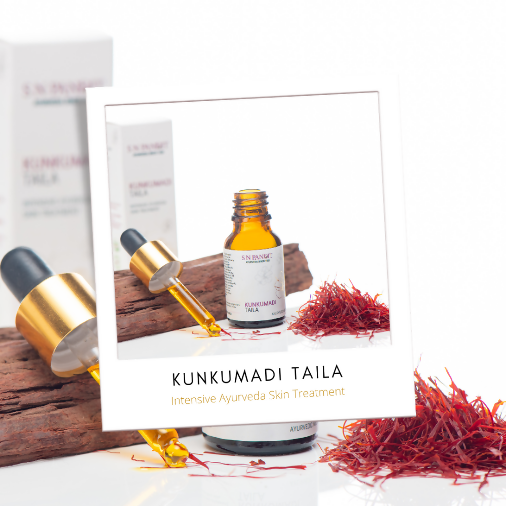 S N Pandit Ayurveda Kumkumadi Taila | Grocsy