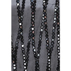 A R Silk Women's Mirror Work Orgenza Cotton Black Dupattas and Chunnis | Grocsy
