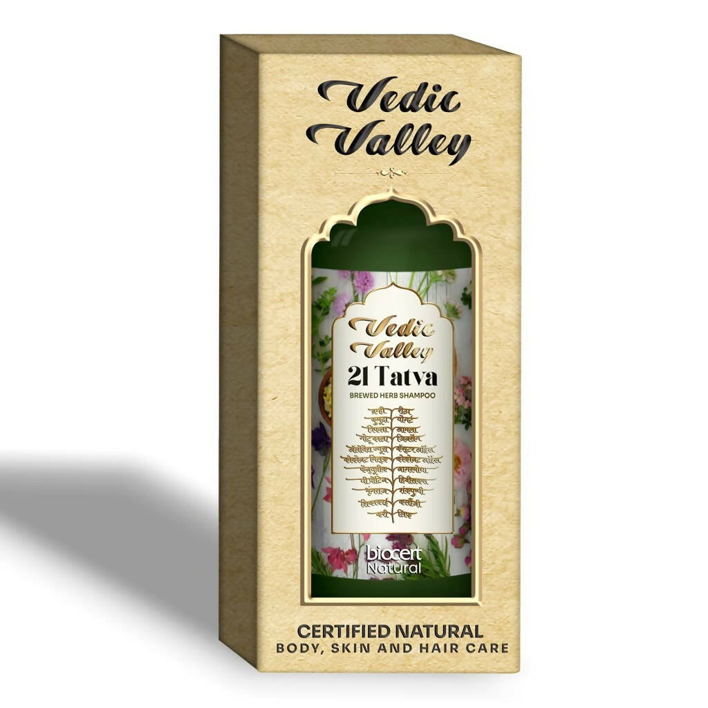 Vedic Valley 21 Tatva Brewed Herbal Shampoo | Grocsy