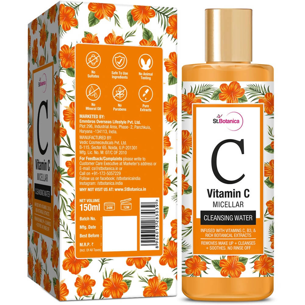 St.Botanica Vitamin C Micellar Cleansing Water | Grocsy