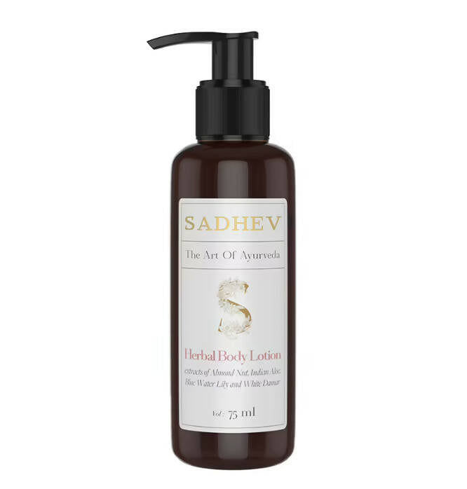 Sadhev Herbal Body Lotion - Almond & Aloe | Grocsy