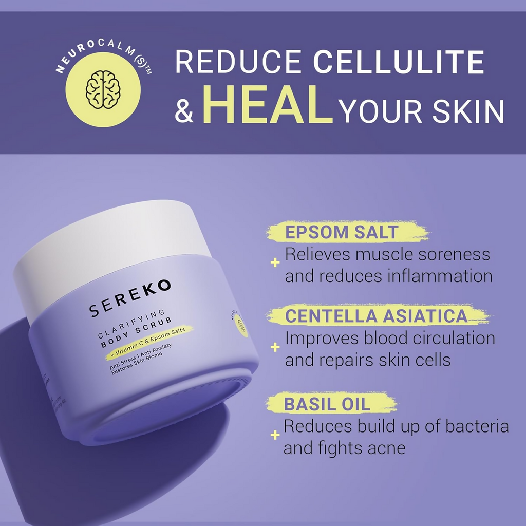 Sereko Clarifying Gentle Exfoliation Body Scrub | Grocsy