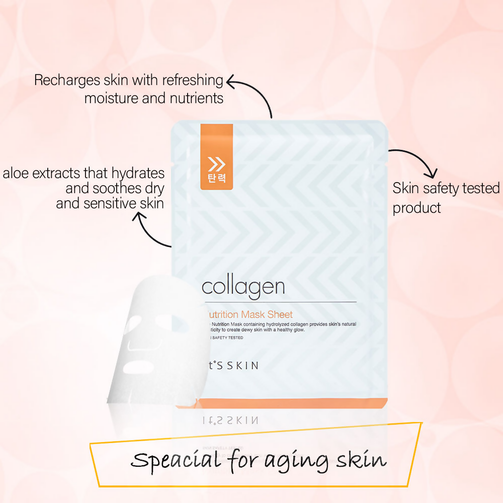 It's Skin Collagen Nutrition Mask Sheet | Grocsy