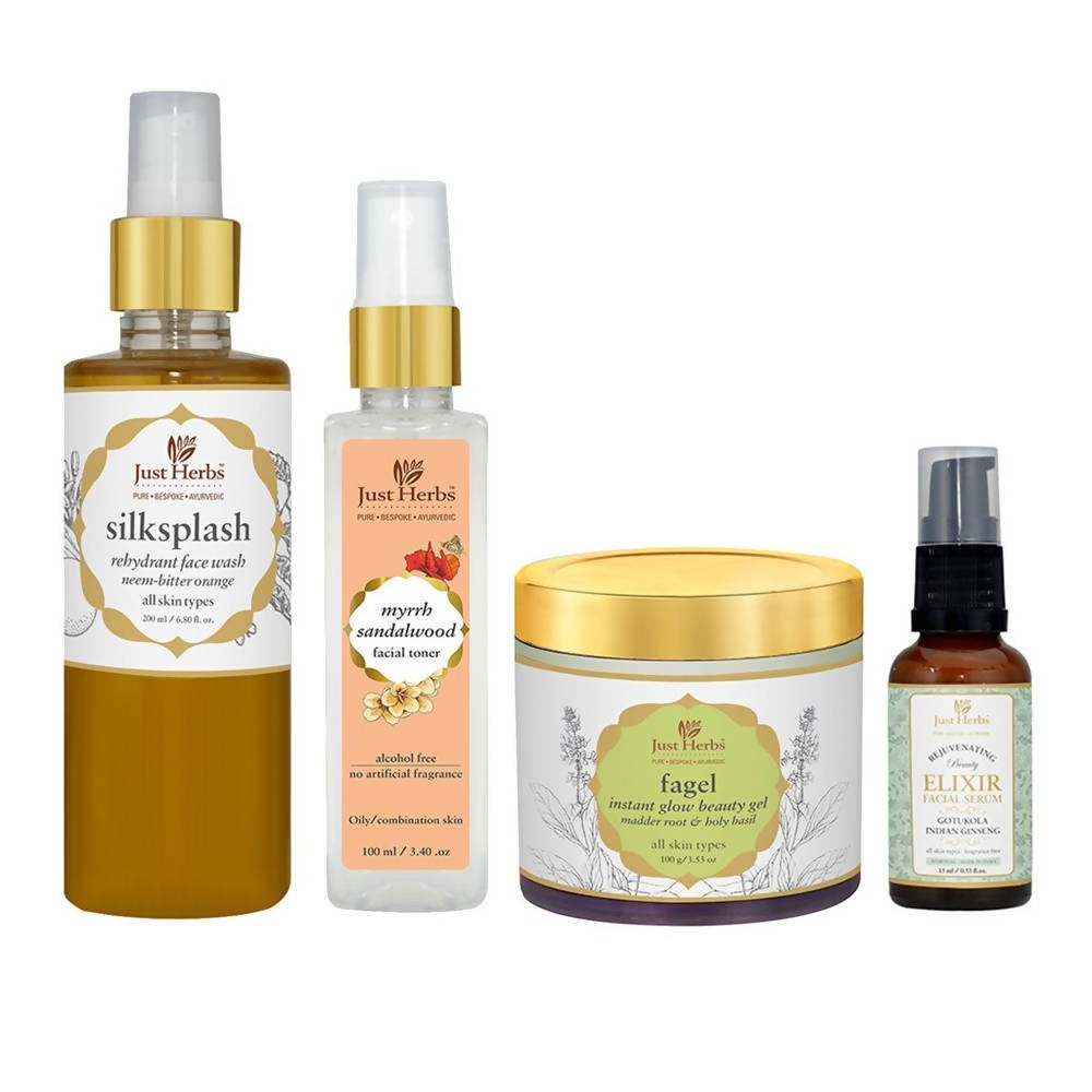 Just Herbs Combination Skin Essentials Combo | Grocsy