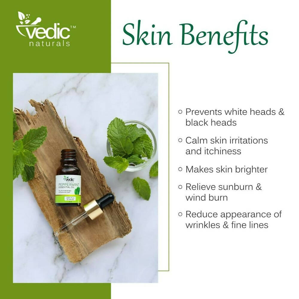 Vedic Naturals Peppermint Essential Oil | Grocsy