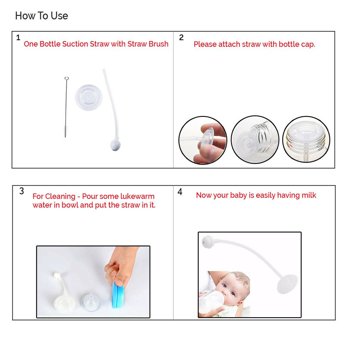Safe-O-Kid Drinking Straw for Kids for Drinking Training at Home 3Cm | Grocsy
