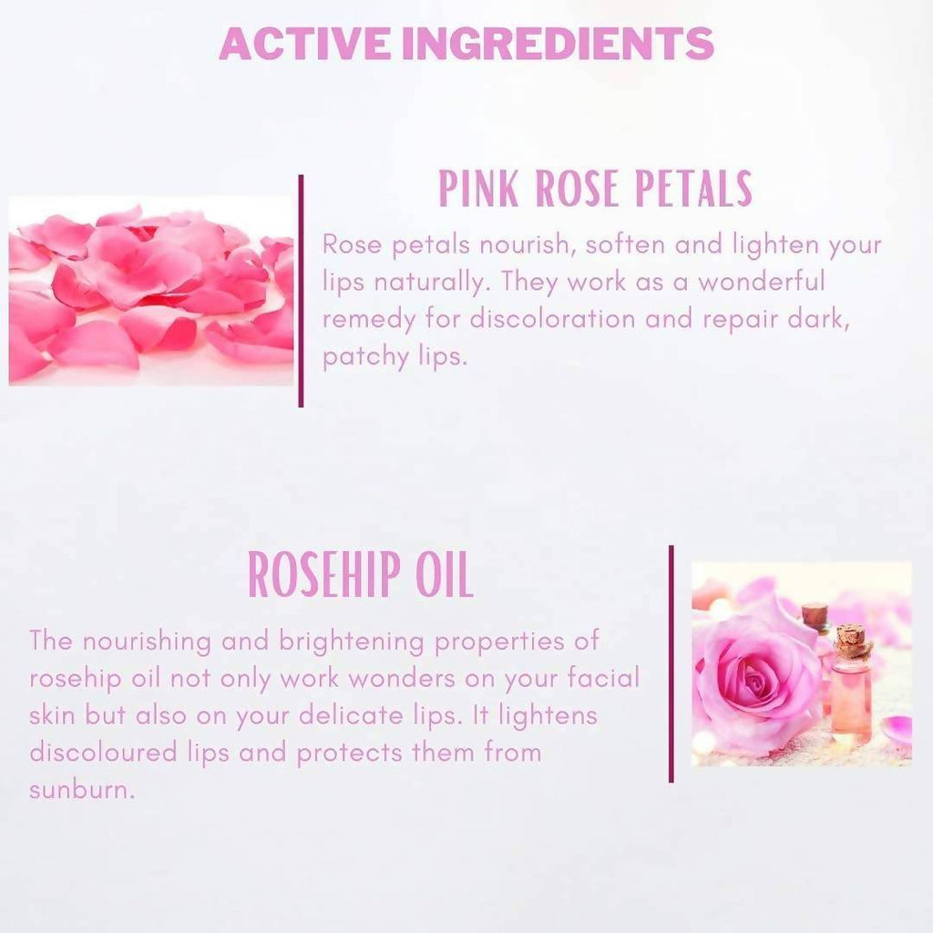 Aegte Organics Pink Rose Petal Lip & Cheek Tint Balm | Grocsy