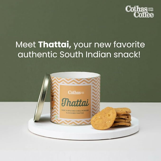 Cothas Thattai | Crispy Rice Flour Snack with Black Gram | Grocsy