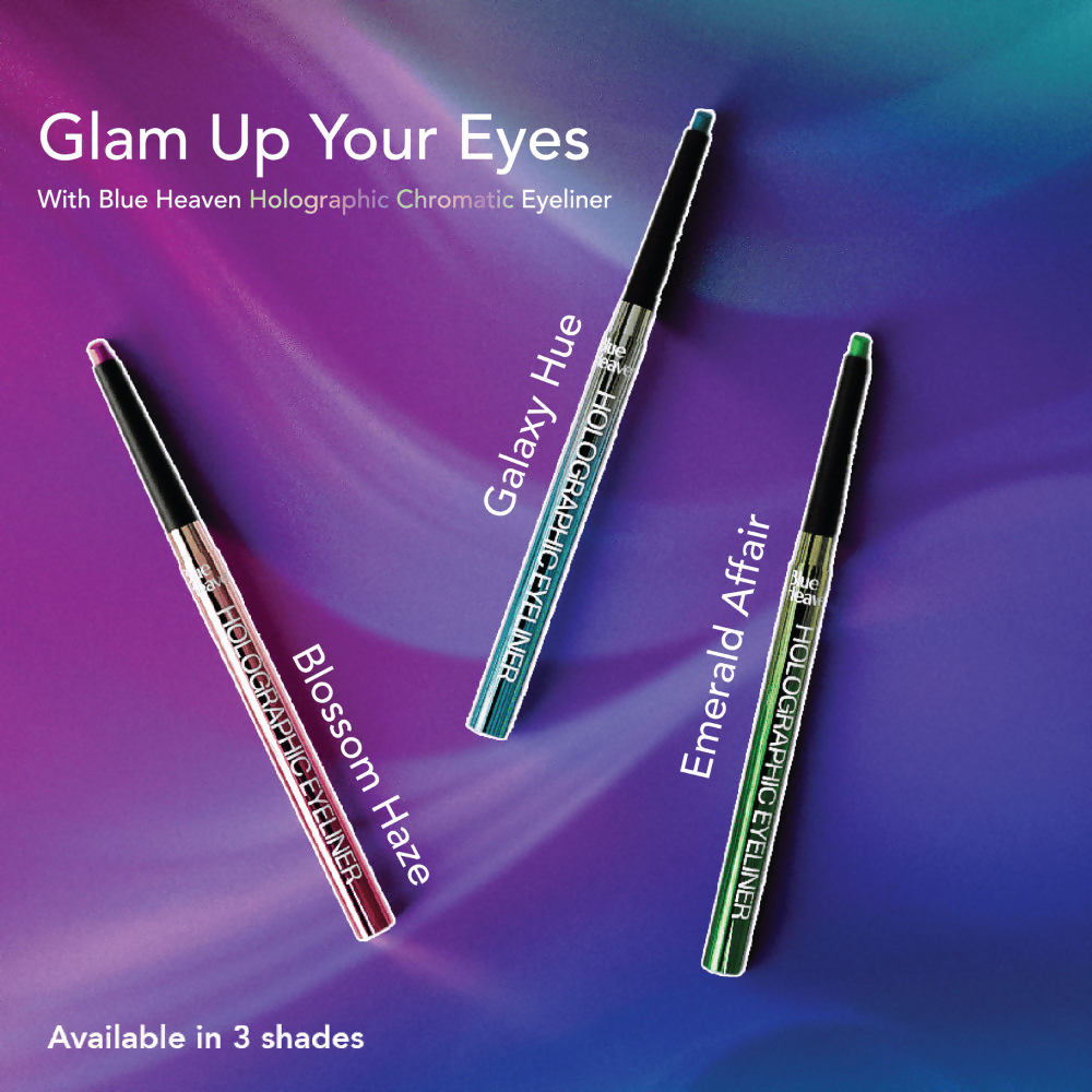 Blue Heaven Holographic, Smudge Proof & Waterproof Eyeliner - Blossom Haze | Grocsy