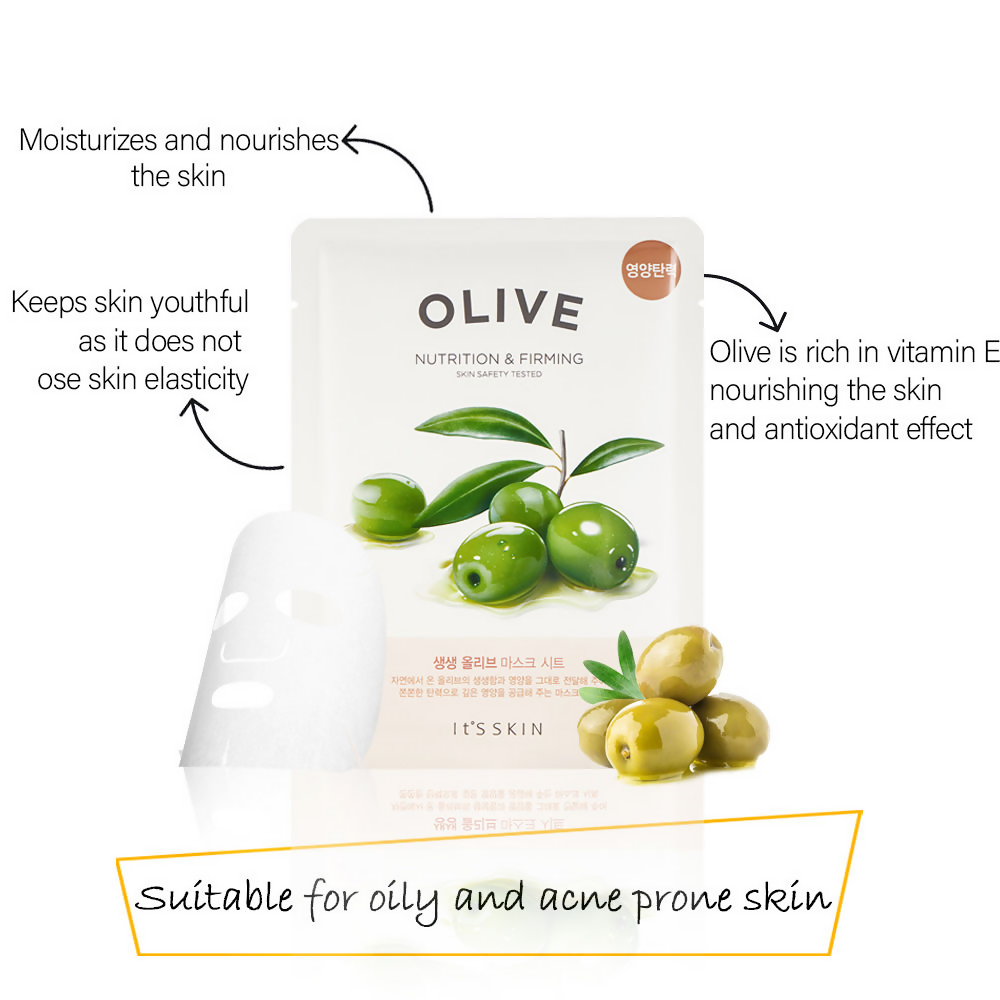 It's Skin The Fresh Olive Mask Sheet | Grocsy