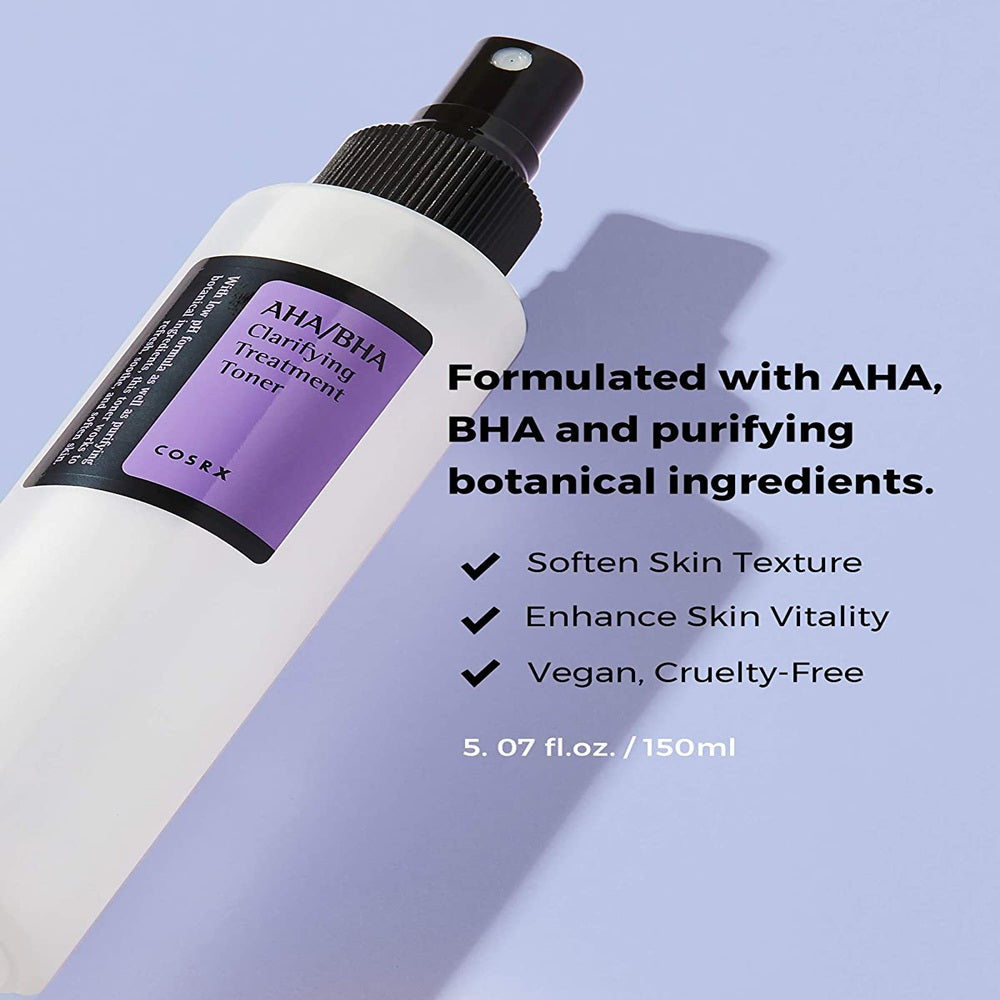 Cosrx AHA/BHA Clarifying Treatment Toner - Korean Skincare | Grocsy