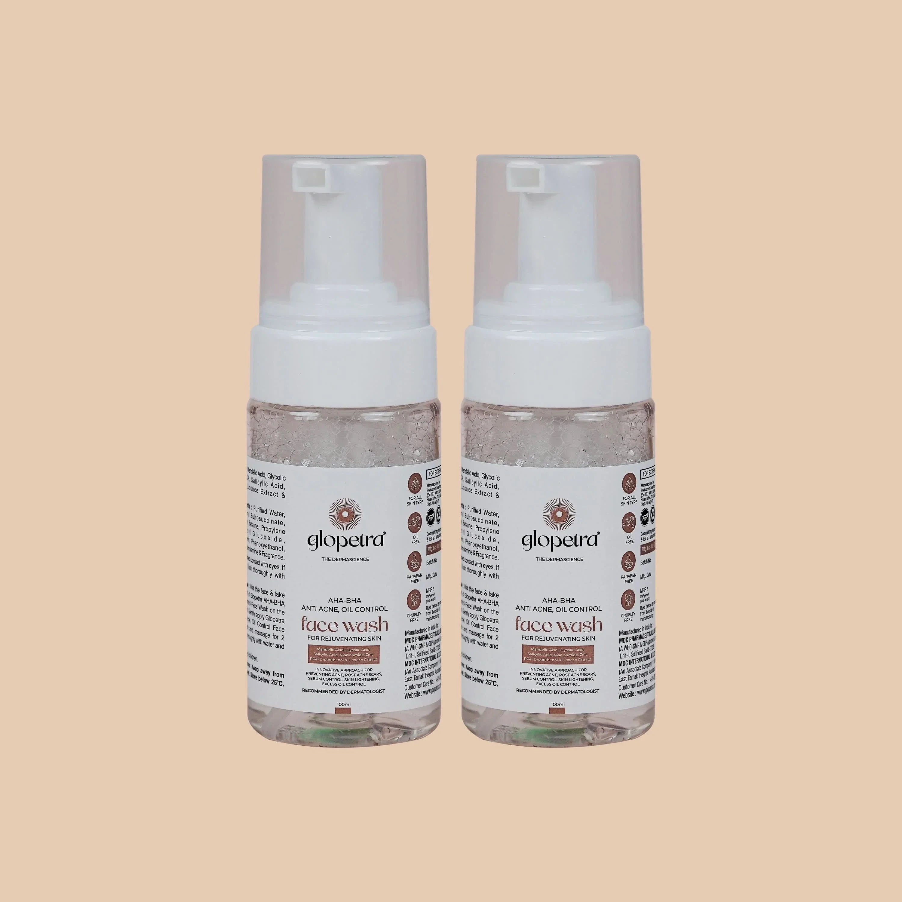 Glopetra Aha Bha Face Wash | Grocsy
