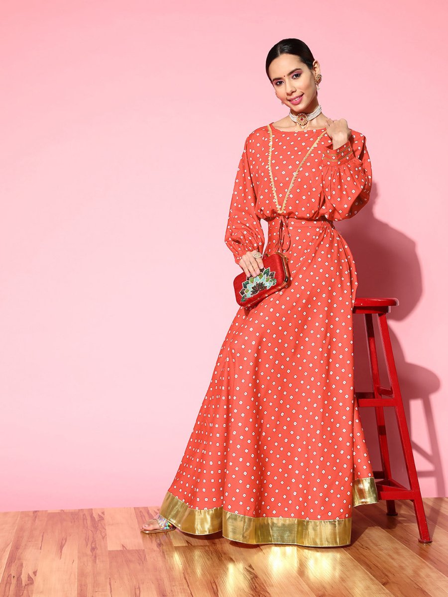 Ahalyaa Printed Crepe Co-Ords | Grocsy