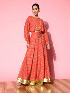 Ahalyaa Printed Crepe Co-Ords | Grocsy