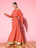 Ahalyaa Printed Crepe Co-Ords | Grocsy