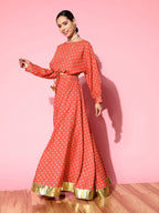 Ahalyaa Printed Crepe Co-Ords | Grocsy