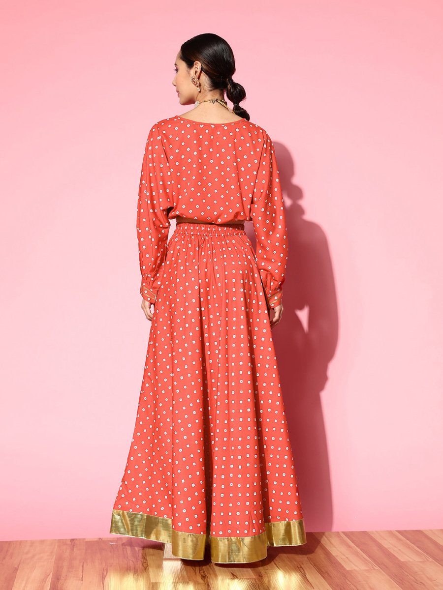 Ahalyaa Printed Crepe Co-Ords | Grocsy