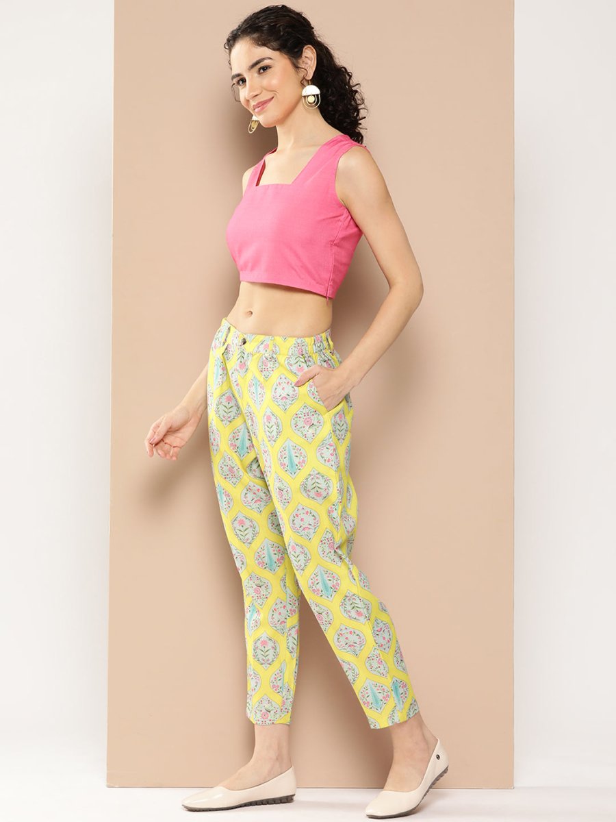 Ahalyaa Women Ethnic Motifs Printed Co-Ords | Grocsy