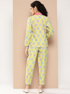 Ahalyaa Women Ethnic Motifs Printed Co-Ords | Grocsy