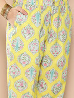 Ahalyaa Women Ethnic Motifs Printed Co-Ords | Grocsy