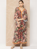 Ahalyaa Printed Waist Tie-Ups Basic Jumpsuit | Grocsy