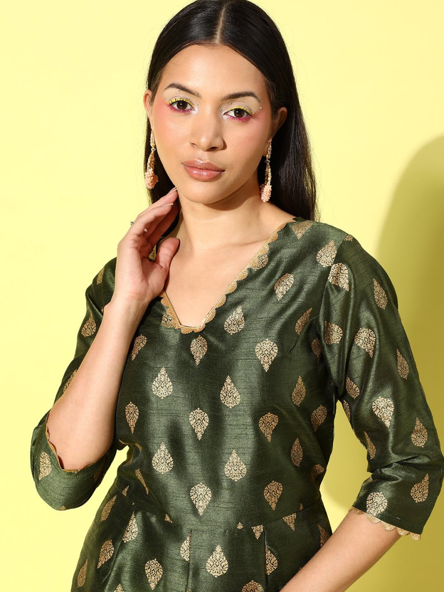 Ahalyaa Printed Basic Jumpsuit | Grocsy