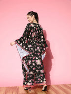 Ahalyaa Women Floral Printed Gotta Patti Kurta with Palazzos | Grocsy