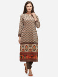 Ahalyaa Off White Long Kurta With Pant | Grocsy