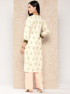 Ahalyaa Women Floral Printed Gotta Patti Crepe Kurta | Grocsy