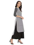 Ahalyaa High Low Hem Printed Kurta | Grocsy