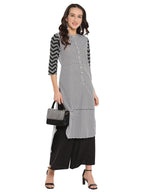 Ahalyaa High Low Hem Printed Kurta | Grocsy