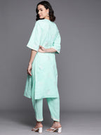 Ahalyaa Bandhani Printed Regular Pure Cotton Kurta With Dhoti Pants | Grocsy