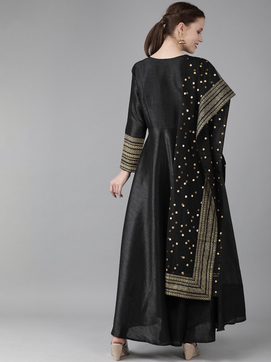 Ahalyaa Women Solid Kurta with Beautiful Dupatta Set | Grocsy