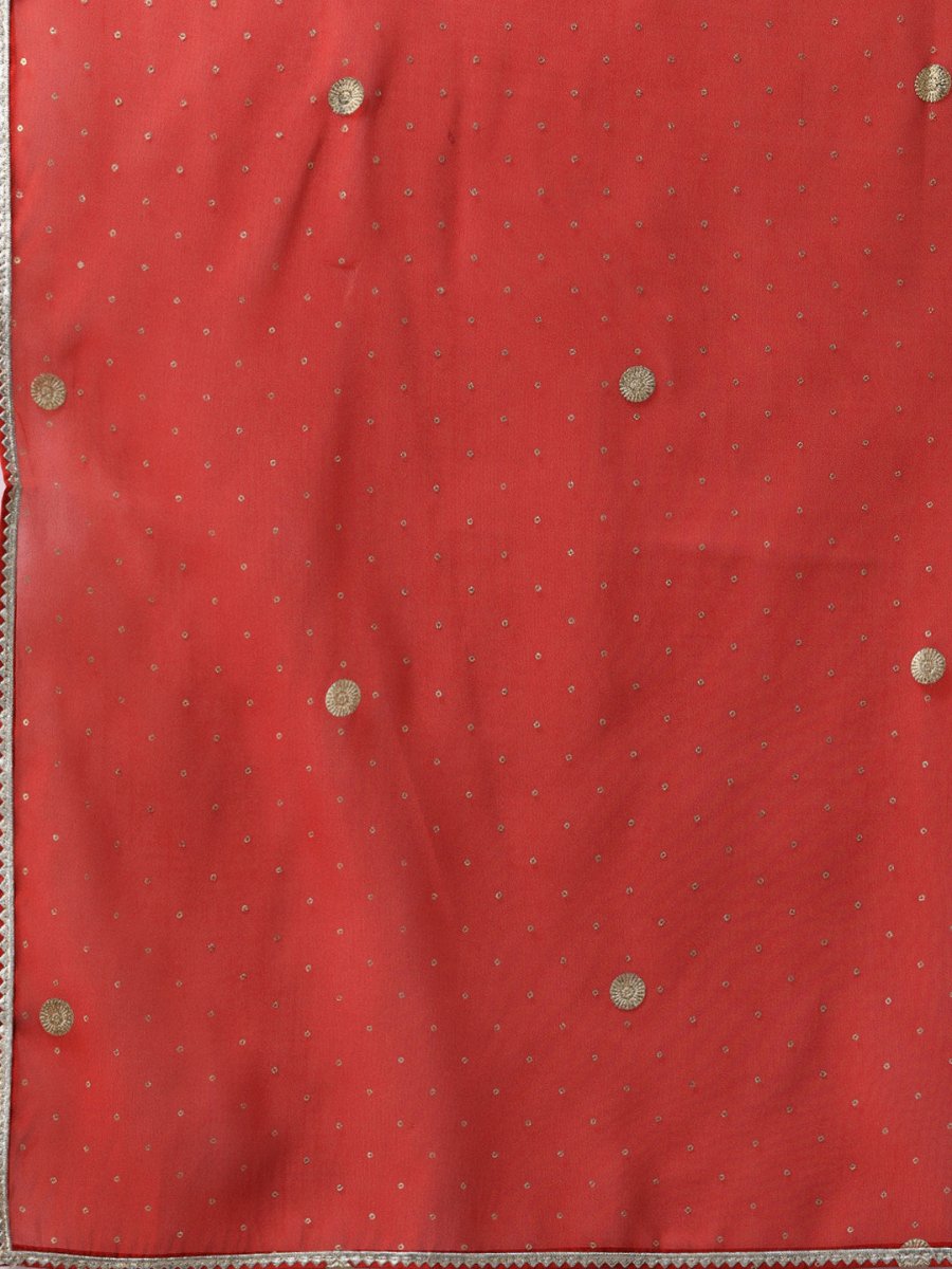 Ahalyaa Cream Kurta with Dupatta Set | Grocsy