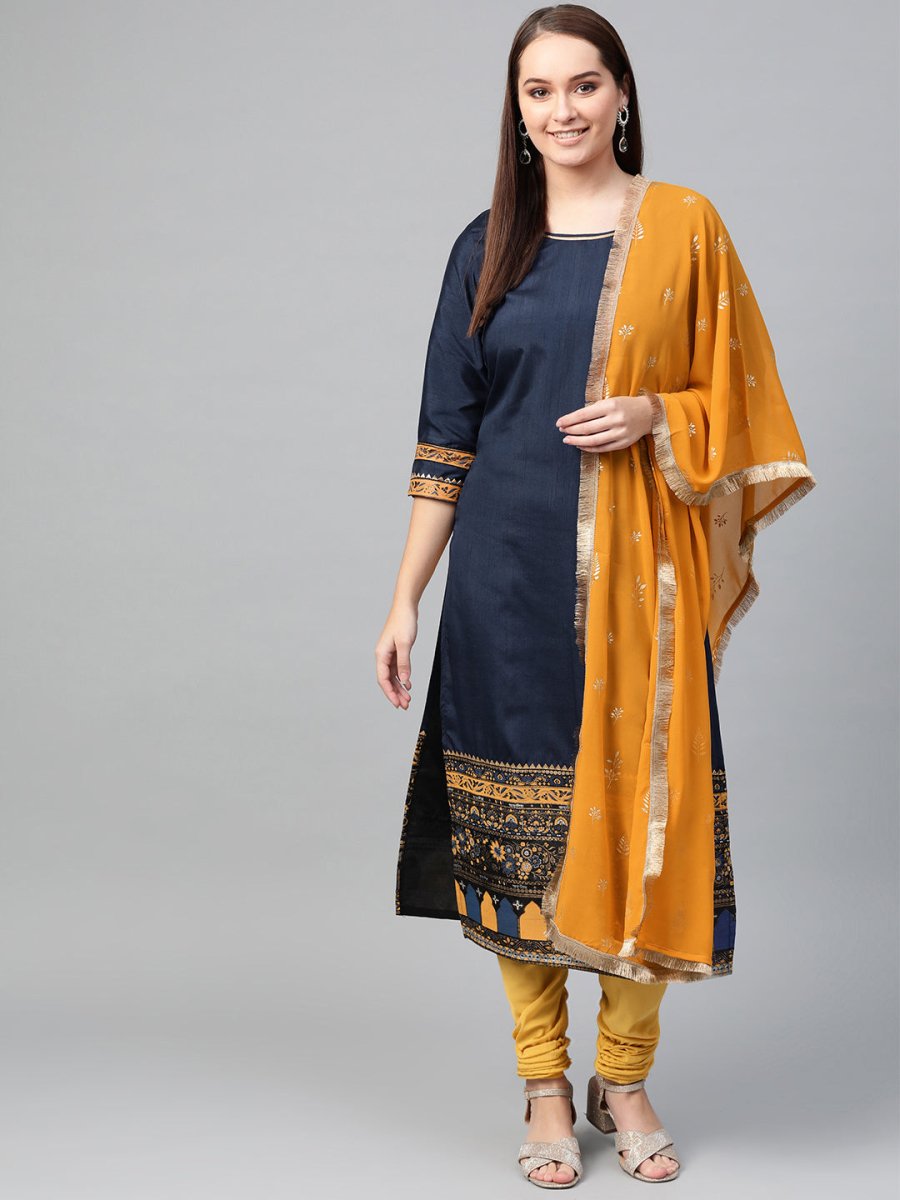 Ahalyaa Women Straight Beautiful Kurta Set | Grocsy