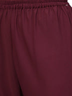 Ahalyaa Green & Burgundy Printed Kurta with Churidar & Dupatta | Grocsy