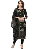 Ahalyaa Black Printed Kurta Set For Women's | Grocsy