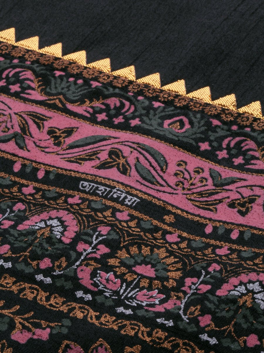 Ahalyaa Women Black & Beige Printed Kurta With Churidar & Dupatta | Grocsy