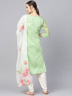 Ahalyaa Printed Straight Kurta Set | Grocsy