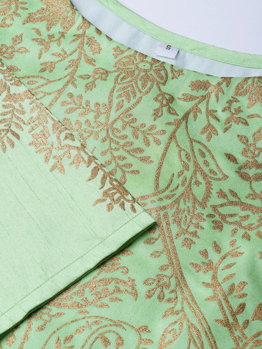 Ahalyaa Printed Straight Kurta Set | Grocsy