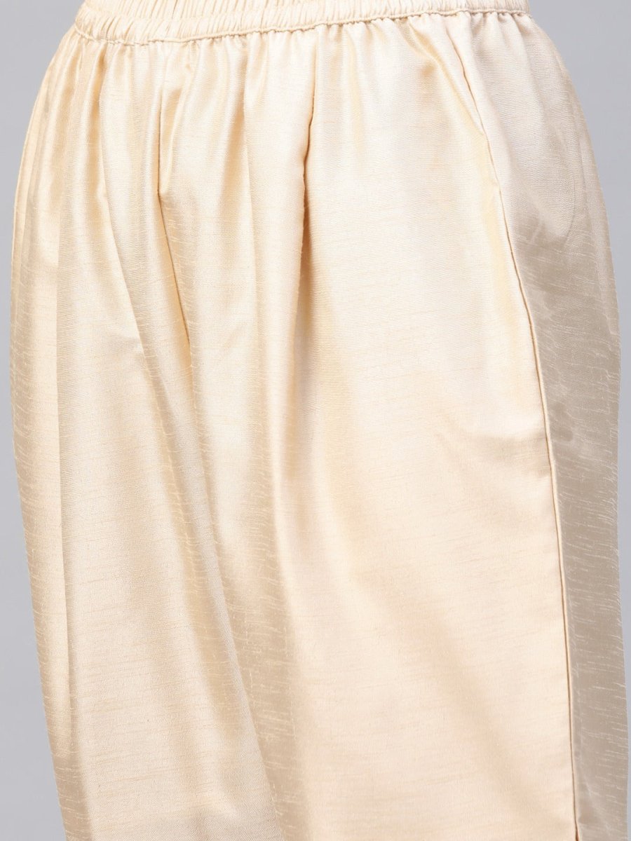 Ahalyaa Beautiful Poly Silk Kurta Pant With Dupatta Set | Grocsy