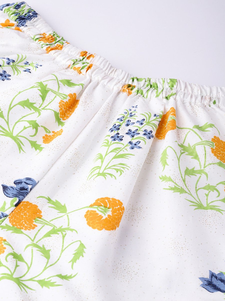 Ahalyaa Women Off white Printed Beautiful Kurta Set | Grocsy