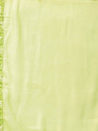 Ahalyaa Women Green & White Printed Kurta with Palazzos & Dupatta | Grocsy