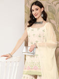 Ahalyaa Women Floral Printed Regular Kurti with Sharara & With Dupatta | Grocsy