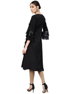 Ahalyaa Women's A-Line Georgette Kurta | Grocsy