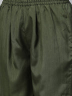Ahalyaa Pleated Kurta with Palazzo Set | Grocsy