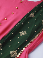 Ahalyaa Dark Pink Women's Gown | Grocsy