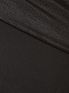 Ahalyaa Black Plain A-Line Kurta | Grocsy