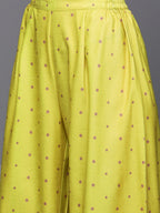 Ahalyaa Women Pink Velvet Kurta with Palazzo | Grocsy